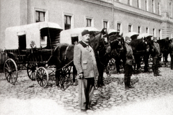 Motor pool of the Post Pozarevac